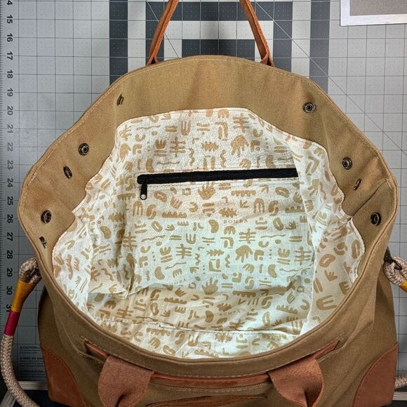 BOMBA®  |  KERALA BAG™  |  LEATHER/CANVAS TOTE  |  UTILITY  |  XLNT  | - Picture 12 of 16